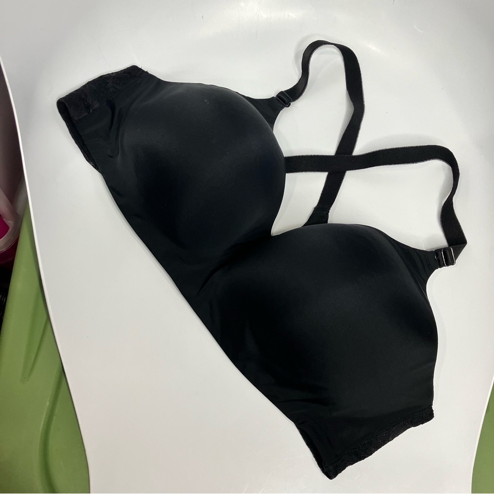 Torrid Curve black comfort‎ bra wire free black size 46C